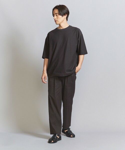 BEAUTY&YOUTH UNITED ARROWS / ビューティー&ユース ユナイテッドアローズ カットソー | スクラッチスラブ クルーネック Tシャツ | 詳細10