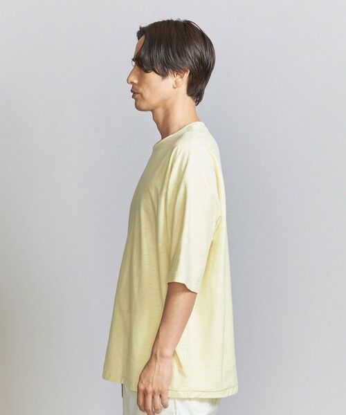 BEAUTY&YOUTH UNITED ARROWS / ビューティー&ユース ユナイテッドアローズ カットソー | スクラッチスラブ クルーネック Tシャツ | 詳細19