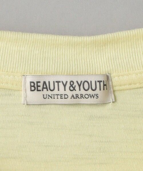 BEAUTY&YOUTH UNITED ARROWS / ビューティー&ユース ユナイテッドアローズ カットソー | スクラッチスラブ クルーネック Tシャツ | 詳細27