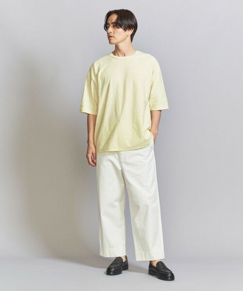 BEAUTY&YOUTH UNITED ARROWS / ビューティー&ユース ユナイテッドアローズ カットソー | スクラッチスラブ クルーネック Tシャツ | 詳細18