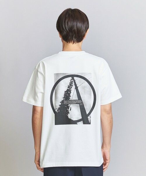 BEAUTY&YOUTH UNITED ARROWS / ビューティー&ユース ユナイテッドアローズ カットソー | 【別注】 ＜ETHOS＞ Circle A Tシャツ | 詳細6