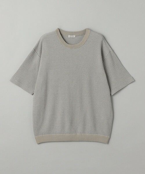 BEAUTY&YOUTH UNITED ARROWS / ビューティー&ユース ユナイテッドアローズ ニット・セーター | ハイゲージ ドロップ パターン クルーネック ニット | 詳細21