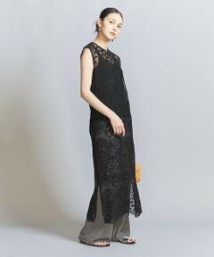 ＜TORRAZZO DONNA＞シアー ノースリーブ ワンピース -ウォッシャブル-