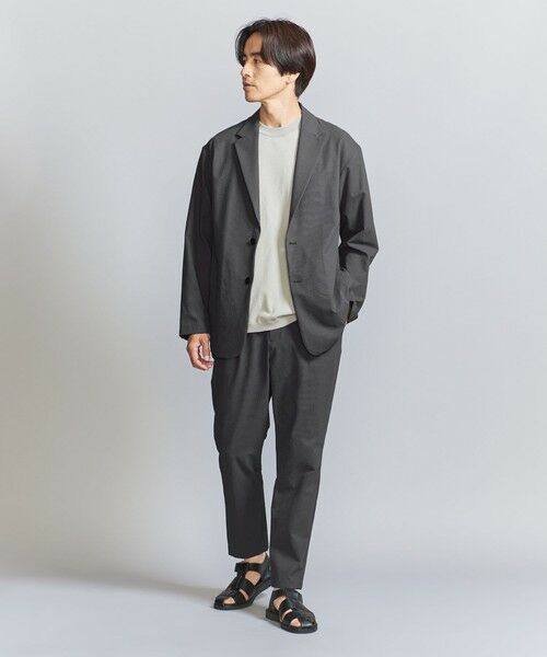 BEAUTY&YOUTH UNITED ARROWS / ビューティー&ユース ユナイテッドアローズ その他パンツ | リンクル 1プリーツ テーパード パンツ ‐ウォッシャブル セットアップ対応‐ | 詳細2