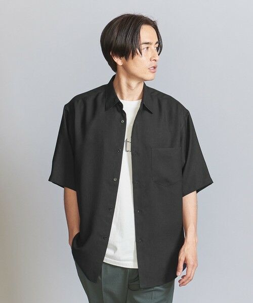 BEAUTY&YOUTH UNITED ARROWS / ビューティー&ユース ユナイテッドアローズ シャツ・ブラウス | ライト リネンタッチ レギュラー フォルムテーパード シャツ | 詳細9