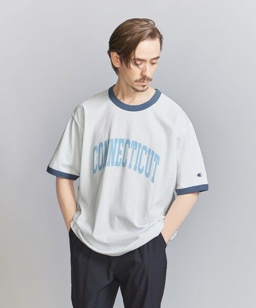 セール】 【別注】 ＜CHAMPION＞ リンガー Tシャツ （カットソー）｜BEAUTY&YOUTH UNITED ARROWS / ビューティー& ユース ユナイテッドアローズ ファッション通販 タカシマヤファッションスクエア