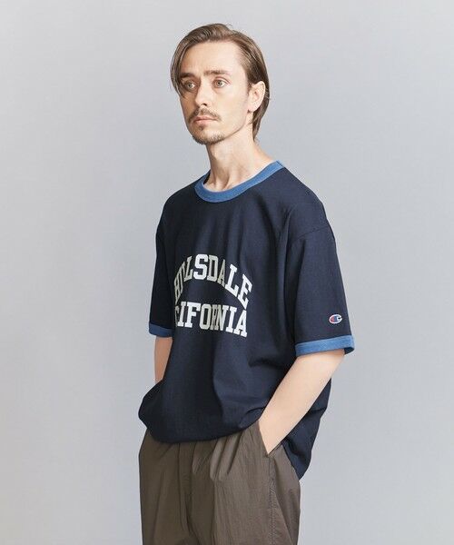 セール】 【別注】 ＜CHAMPION＞ リンガー Tシャツ （カットソー）｜BEAUTY&YOUTH UNITED ARROWS / ビューティー& ユース ユナイテッドアローズ ファッション通販 タカシマヤファッションスクエア