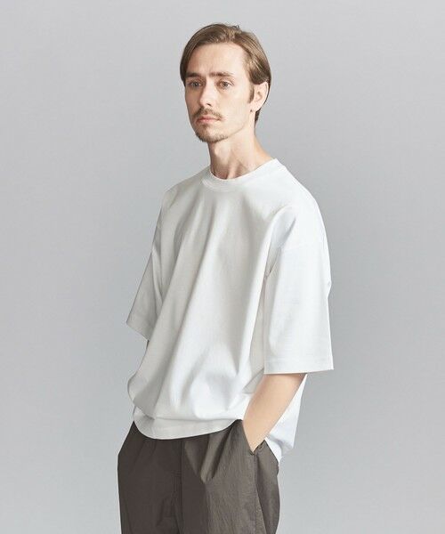 BEAUTY&YOUTH UNITED ARROWS / ビューティー&ユース ユナイテッドアローズ カットソー | スーパークール ワイドテーパード クルーネック カットソー -接触冷感- | 詳細1