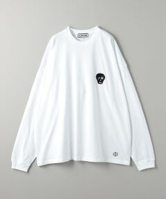 ＜ESPOIR＞ スカル エンブロイダリー ロングスリーブ Tシャツ