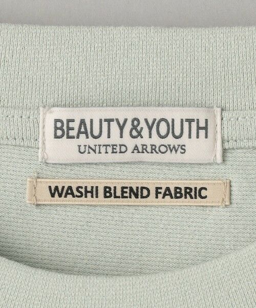 BEAUTY&YOUTH UNITED ARROWS / ビューティー&ユース ユナイテッドアローズ カットソー | WASHI ブレンド Tシャツ | 詳細18