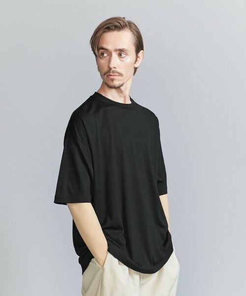 BEAUTY&YOUTH UNITED ARROWS / ビューティー&ユース ユナイテッドアローズ カットソー | 【別注】 ＜WOOL LABO（R）＞ シアー スラブ Tシャツ | 詳細2