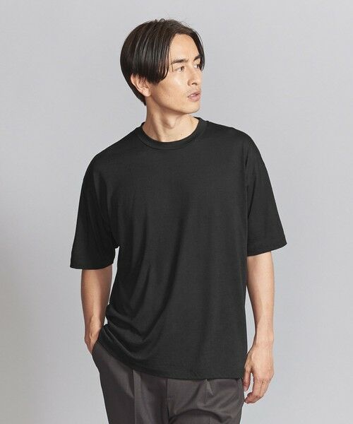 BEAUTY&YOUTH UNITED ARROWS / ビューティー&ユース ユナイテッドアローズ カットソー | 【別注】 ＜WOOL LABO（R）＞ シアー スラブ Tシャツ | 詳細3