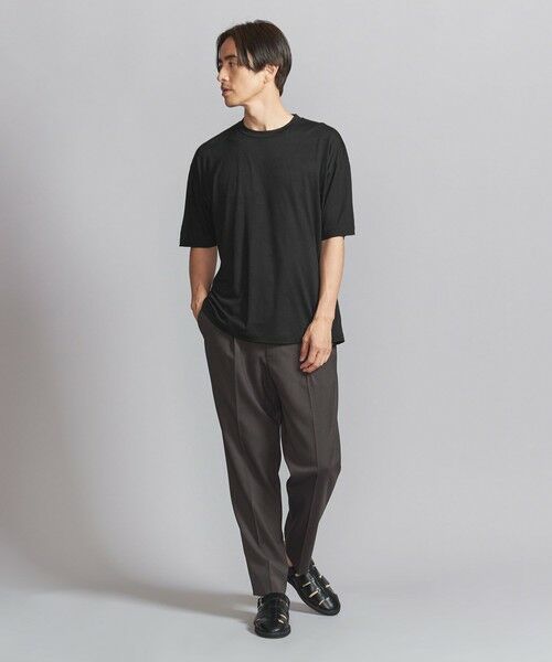 BEAUTY&YOUTH UNITED ARROWS / ビューティー&ユース ユナイテッドアローズ カットソー | 【別注】 ＜WOOL LABO（R）＞ シアー スラブ Tシャツ | 詳細4