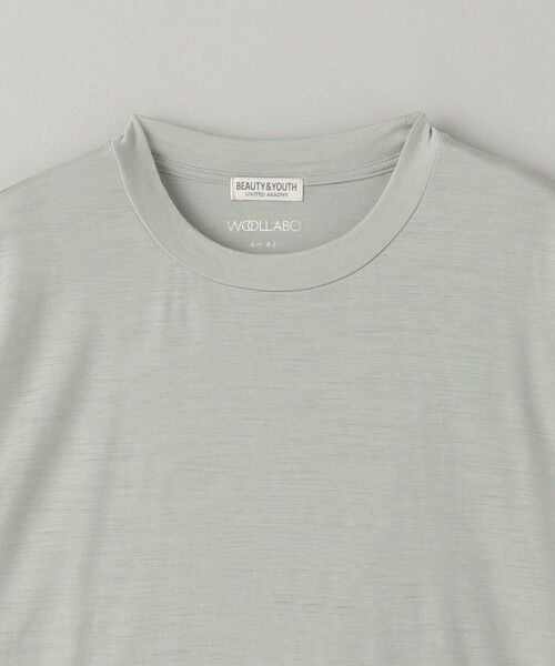 BEAUTY&YOUTH UNITED ARROWS / ビューティー&ユース ユナイテッドアローズ カットソー | 【別注】 ＜WOOL LABO（R）＞ シアー スラブ Tシャツ | 詳細15