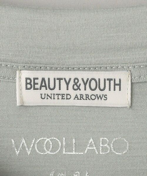 BEAUTY&YOUTH UNITED ARROWS / ビューティー&ユース ユナイテッドアローズ カットソー | 【別注】 ＜WOOL LABO（R）＞ シアー スラブ Tシャツ | 詳細19