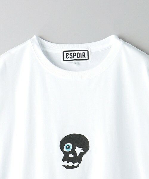 BEAUTY&YOUTH UNITED ARROWS / ビューティー&ユース ユナイテッドアローズ カットソー | ＜ESPOIR＞ スカル Tシャツ | 詳細2