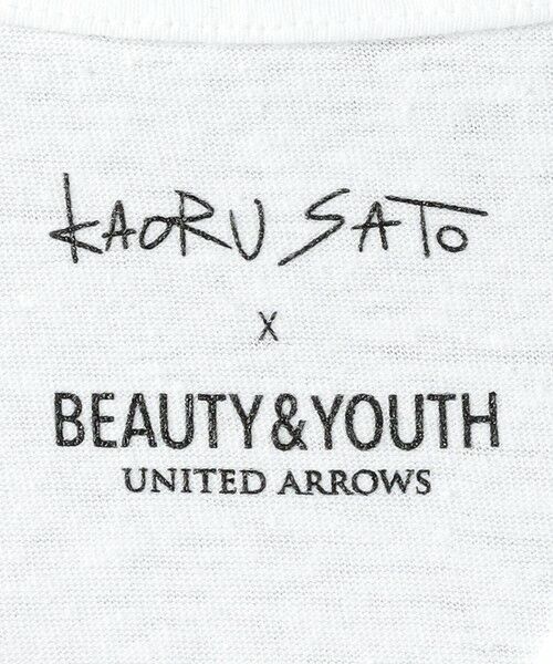 BEAUTY&YOUTH UNITED ARROWS / ビューティー&ユース ユナイテッドアローズ カットソー | 【別注】 ＜KAORU SATO＞ プリント Tシャツ | 詳細6