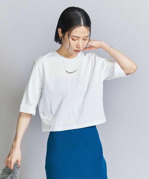 BEAUTY&YOUTH UNITED ARROWS / ビューティー&ユース ユナイテッドアローズ Tシャツ | コットン ベーシック Tシャツ | 詳細1