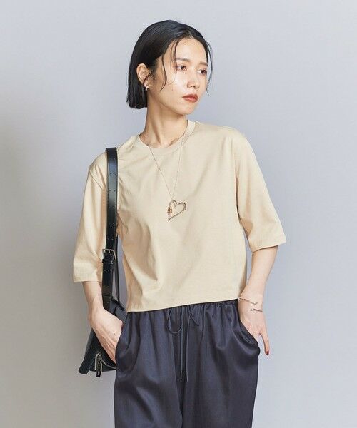 BEAUTY&YOUTH UNITED ARROWS / ビューティー&ユース ユナイテッドアローズ Tシャツ | コットン ベーシック Tシャツ | 詳細21