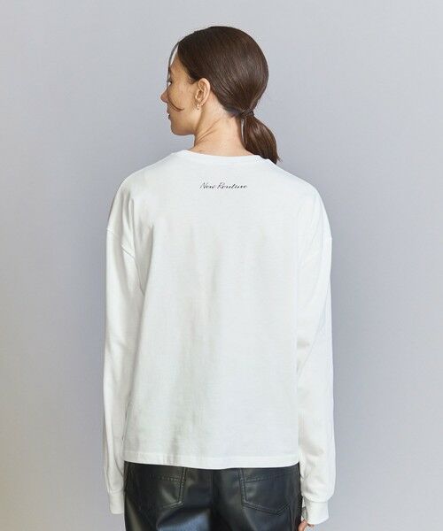 BEAUTY&YOUTH UNITED ARROWS / ビューティー&ユース ユナイテッドアローズ カットソー | 【WEB限定】ロゴプリント ロングスリーブTシャツ | 詳細6