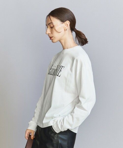 BEAUTY&YOUTH UNITED ARROWS / ビューティー&ユース ユナイテッドアローズ カットソー | 【WEB限定】ロゴプリント ロングスリーブTシャツ | 詳細2