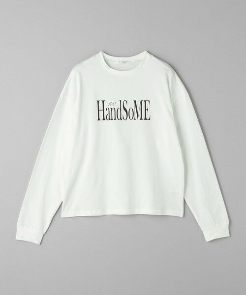 BEAUTY&YOUTH UNITED ARROWS / ビューティー&ユース ユナイテッドアローズ カットソー | 【WEB限定】ロゴプリント ロングスリーブTシャツ | 詳細7