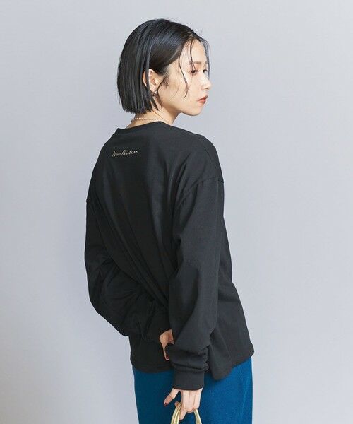 BEAUTY&YOUTH UNITED ARROWS / ビューティー&ユース ユナイテッドアローズ カットソー | 【WEB限定】ロゴプリント ロングスリーブTシャツ | 詳細12