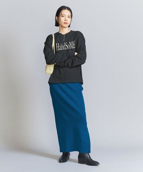 BEAUTY&YOUTH UNITED ARROWS / ビューティー&ユース ユナイテッドアローズ カットソー | 【WEB限定】ロゴプリント ロングスリーブTシャツ | 詳細13