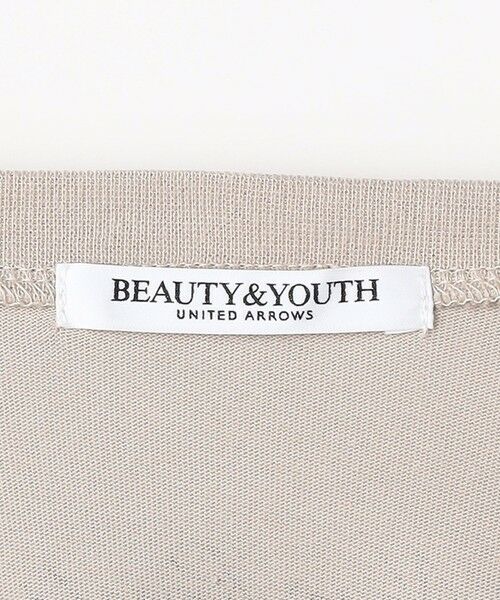 BEAUTY&YOUTH UNITED ARROWS / ビューティー&ユース ユナイテッドアローズ カットソー | 【WEB限定】ロゴプリント ロングスリーブTシャツ | 詳細28