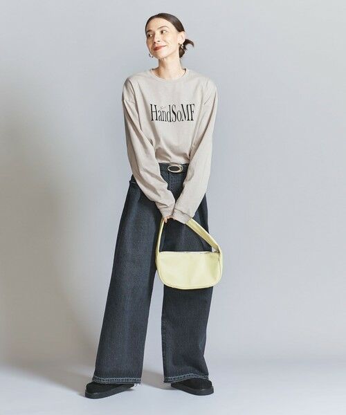 BEAUTY&YOUTH UNITED ARROWS / ビューティー&ユース ユナイテッドアローズ カットソー | 【WEB限定】ロゴプリント ロングスリーブTシャツ | 詳細20