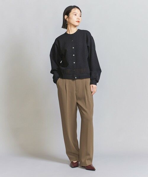 BEAUTY&YOUTH UNITED ARROWS / ビューティー&ユース ユナイテッドアローズ その他パンツ | タックワイドストレート パンツ | 詳細19