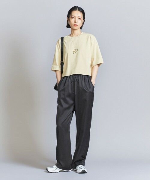 BEAUTY&YOUTH UNITED ARROWS / ビューティー&ユース ユナイテッドアローズ その他パンツ | サテンドロースト ワイド パンツ | 詳細11