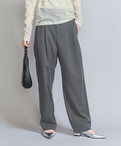 カルゼ バックゴム テーパード パンツ