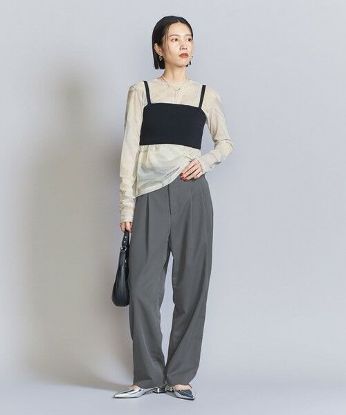 BEAUTY&YOUTH UNITED ARROWS / ビューティー&ユース ユナイテッドアローズ その他パンツ | カルゼ バックゴム テーパード パンツ | 詳細10