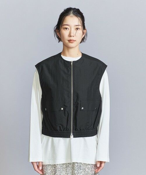 BEAUTY&YOUTH UNITED ARROWS / ビューティー&ユース ユナイテッドアローズ ベスト | フロントジップ ベスト | 詳細4