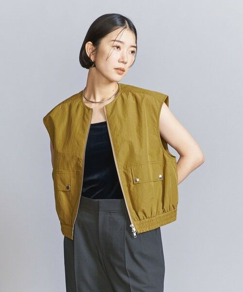 BEAUTY&YOUTH UNITED ARROWS / ビューティー&ユース ユナイテッドアローズ ベスト | フロントジップ ベスト | 詳細12