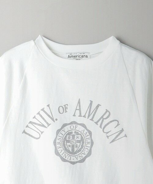 BEAUTY&YOUTH UNITED ARROWS / ビューティー&ユース ユナイテッドアローズ Tシャツ | ＜Americana＞プリント ラグランスリーブ Tシャツ | 詳細7