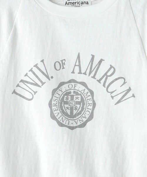 BEAUTY&YOUTH UNITED ARROWS / ビューティー&ユース ユナイテッドアローズ Tシャツ | ＜Americana＞プリント ラグランスリーブ Tシャツ | 詳細8