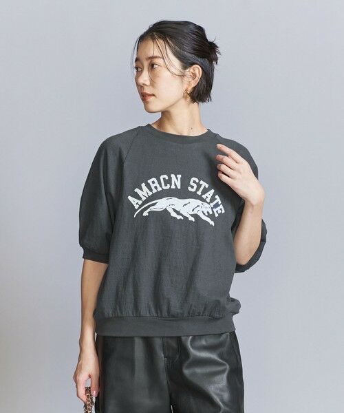 BEAUTY&YOUTH UNITED ARROWS / ビューティー&ユース ユナイテッドアローズ Tシャツ | ＜Americana＞プリント ラグランスリーブ Tシャツ | 詳細11