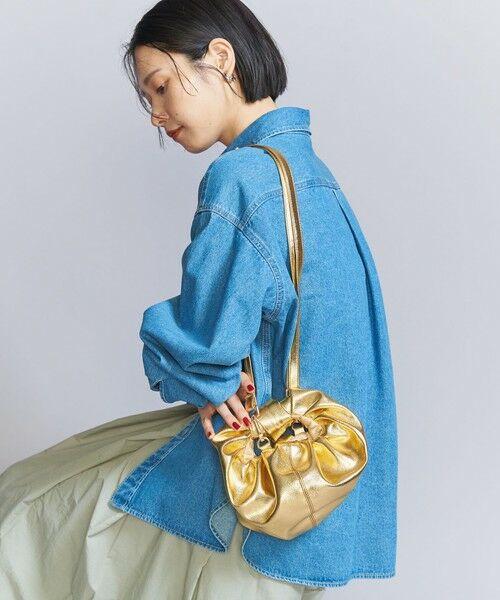 BEAUTY&YOUTH UNITED ARROWS / ビューティー&ユース ユナイテッドアローズ ハンドバッグ | 【別注】＜HELOYSE＞メタリック クロワッサンミニ ハンドバッグ-2WAY- | 詳細1