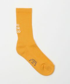 【別注】＜ROSTER SOX＞メッセージ リブ ソックス