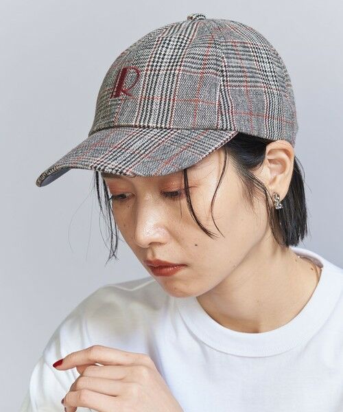 BEAUTY&YOUTH UNITED ARROWS / ビューティー&ユース ユナイテッドアローズ キャップ | ＜Revis.＞チェック ロゴ キャップ | 詳細1