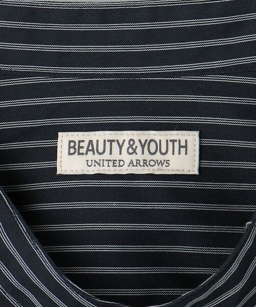 BEAUTY&YOUTH UNITED ARROWS / ビューティー&ユース ユナイテッドアローズ シャツ・ブラウス | 70/2 ブロード ストライプ バンドカラー リラックスレギュラー シャツ | 詳細18