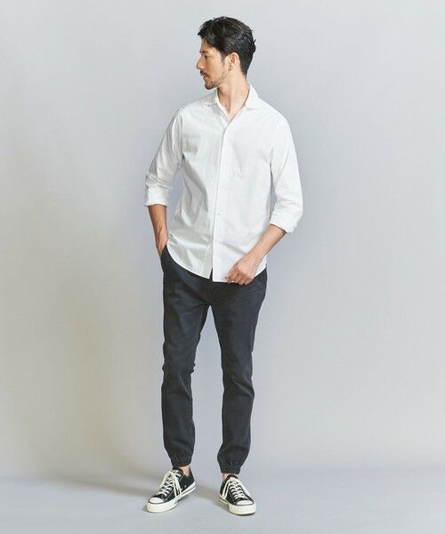 BEAUTY&YOUTH UNITED ARROWS / ビューティー&ユース ユナイテッドアローズ シャツ・ブラウス | 【WEB限定 WARDROBE SMART】コットン ワイドカラー スキッパー シャツ | 詳細3