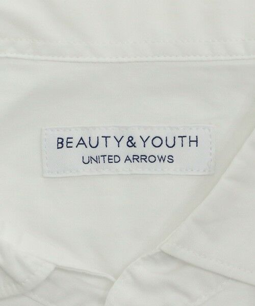 BEAUTY&YOUTH UNITED ARROWS / ビューティー&ユース ユナイテッドアローズ シャツ・ブラウス | 【WEB限定 WARDROBE SMART】コットン ポプリン ワイドカラー スキッパー シャツ | 詳細7