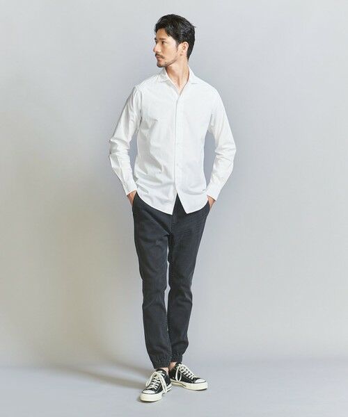 BEAUTY&YOUTH UNITED ARROWS / ビューティー&ユース ユナイテッドアローズ シャツ・ブラウス | 【WEB限定 WARDROBE SMART】コットン ポプリン ワイドカラー スキッパー シャツ | 詳細3