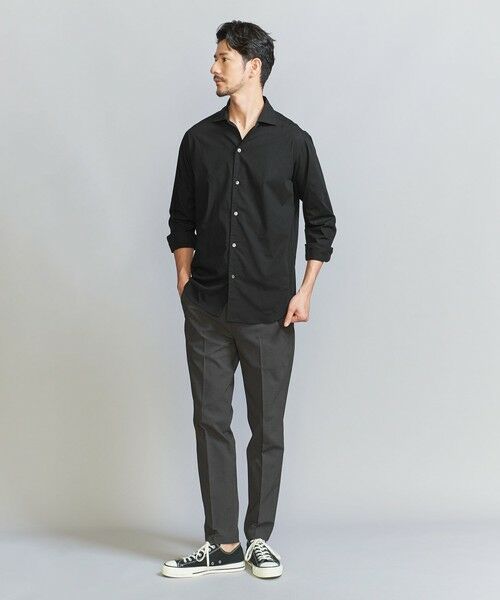 BEAUTY&YOUTH UNITED ARROWS / ビューティー&ユース ユナイテッドアローズ シャツ・ブラウス | 【WEB限定 WARDROBE SMART】コットン ポプリン ワイドカラー スキッパー シャツ | 詳細12