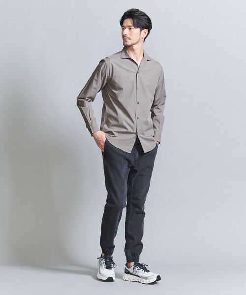 WEB限定 WARDROBE SMART】コットン ワイドカラー スキッパー