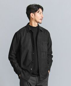 【WEB限定 WARDROBE SMART】スエードライク シャツ