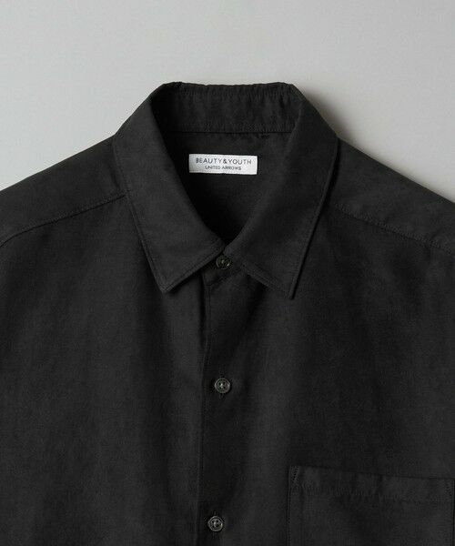 BEAUTY&YOUTH UNITED ARROWS / ビューティー&ユース ユナイテッドアローズ シャツ・ブラウス | 【WEB限定 WARDROBE SMART】スエードライク シャツ | 詳細9